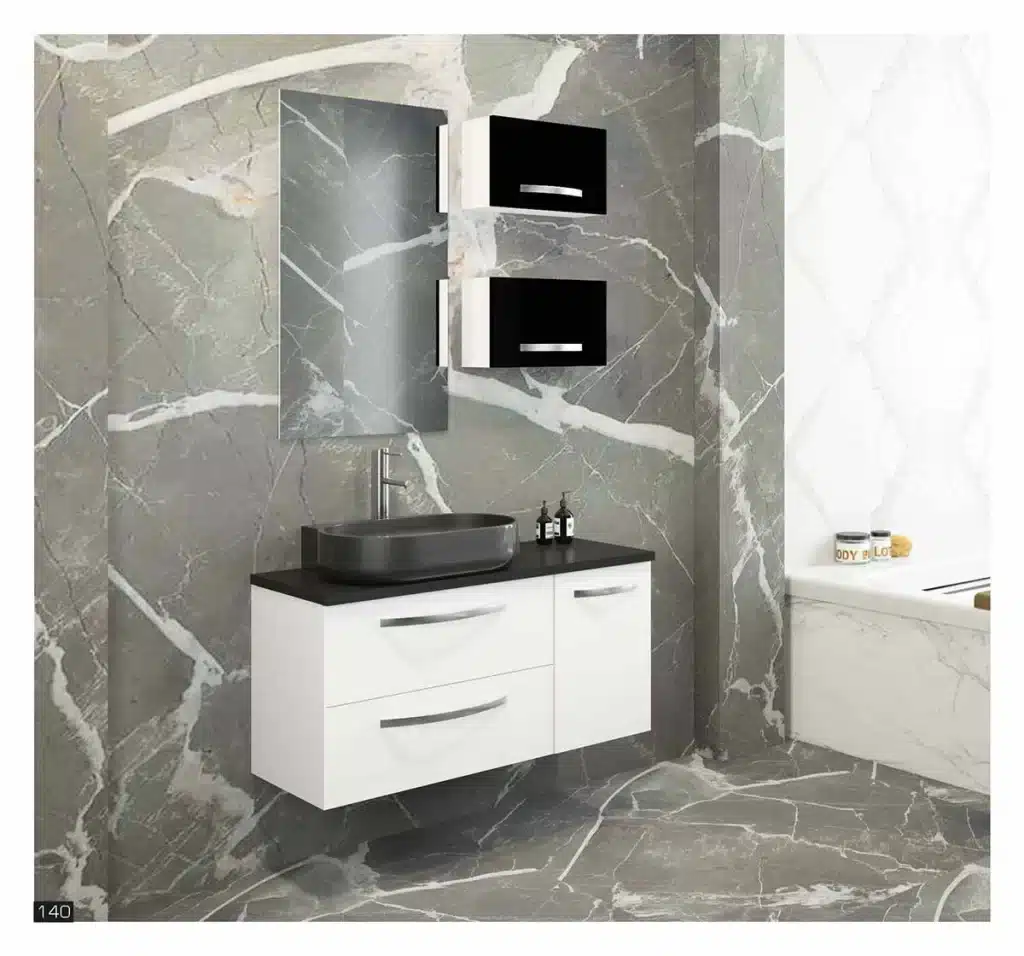 Banyo Mobilyaları Dolapları 37 lux iris banyo mobilyası