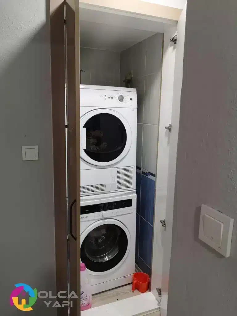 Özlüce Tadilat 12 Çamaşır dolabı gizleme kabini