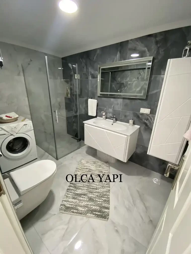 Beşevler Daire Tadilatı 29 banyo dekorasyon